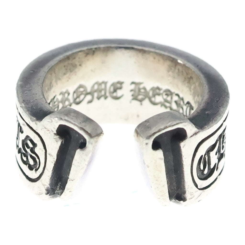 CHROME HEARTS(クロムハーツ) LG SCROLL LABEL ラージスクロールラベル リング シルバーBCA383 レディース