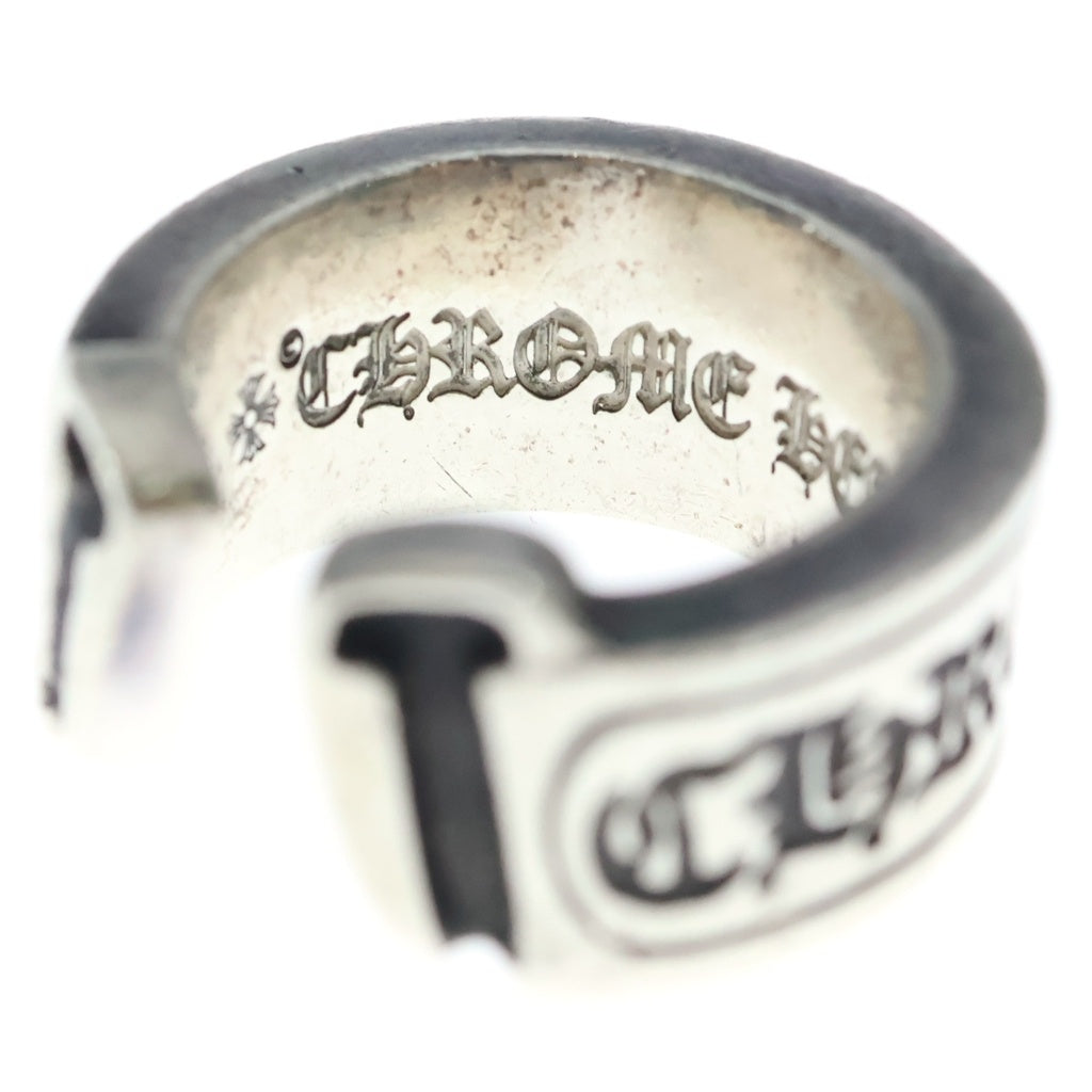 CHROME HEARTS(クロムハーツ) LG SCROLL LABEL ラージスクロールラベル リング シルバーBCA383 レディース