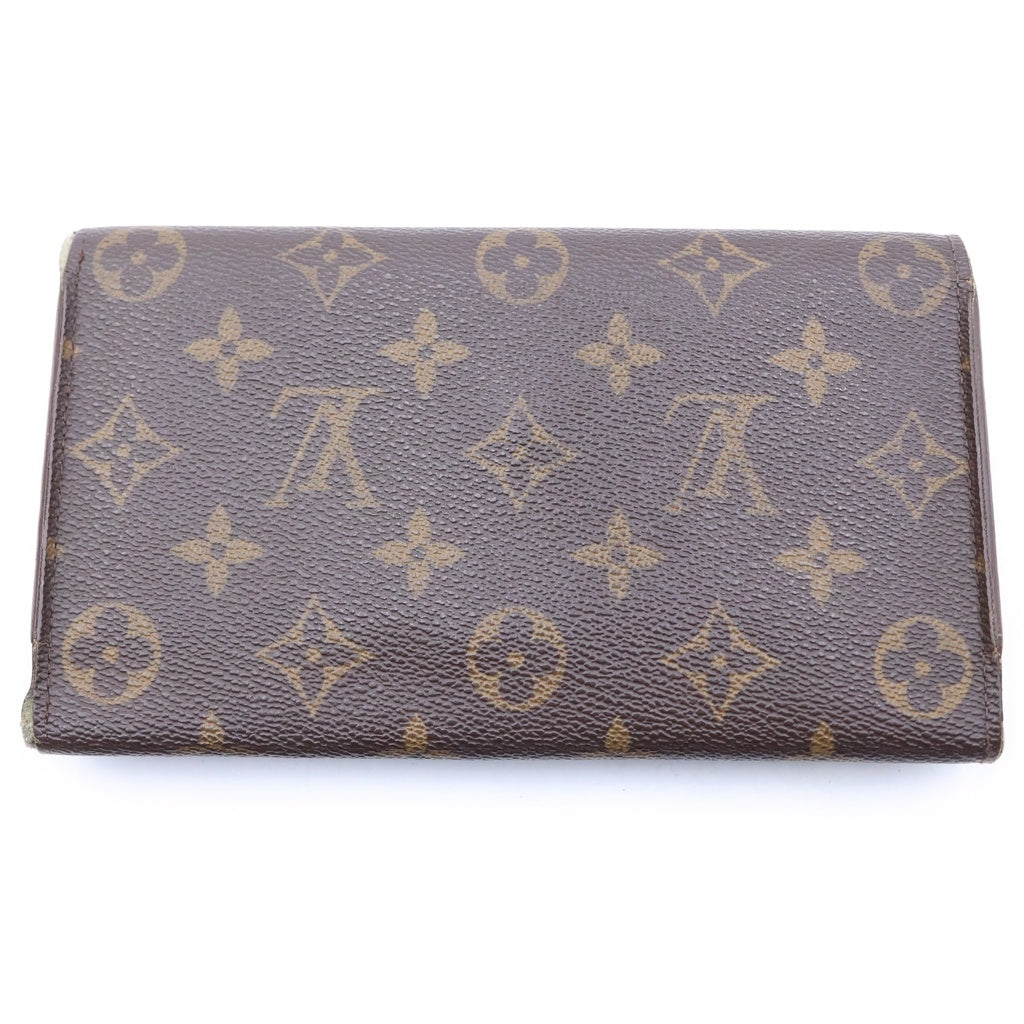 LOUIS VUITTON(ルイヴィトン) モノグラム ポルトモネ クレディ 長財布 ブラウン