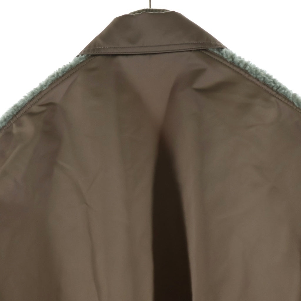 kolor BEACON(カラービーコン) 24AW ナイロン ツイルボア ドッキングブルゾン ジャケット カーキ/ブラウン 24WBM-G02134