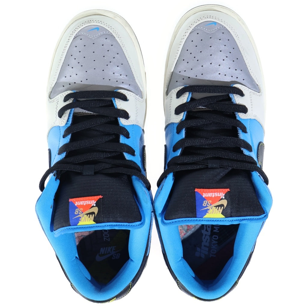NIKE(ナイキ) INSTANT SKATEBOARDS DUNK LOW インスタントスケートボード ダンク ローカットスニーカー ブルー/シルバー US11/29cm CZ5128-400