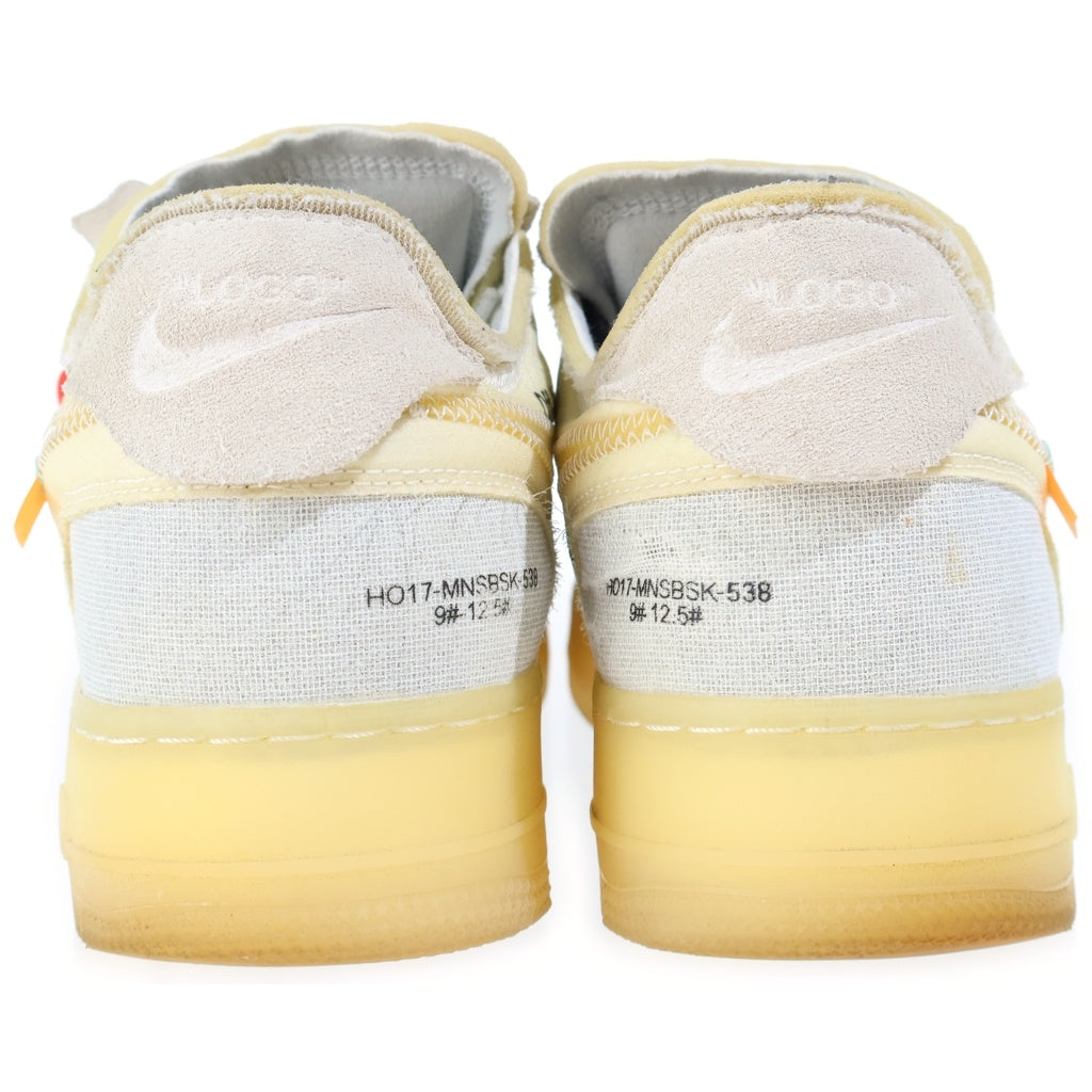 NIKE(ナイキ) ×OFF-WHITE AIR FORCE 1 LOW シーグラス ダイナミックターコイズ ローカットスニーカー ホワイト US10.5/28.5cm AO4606-100