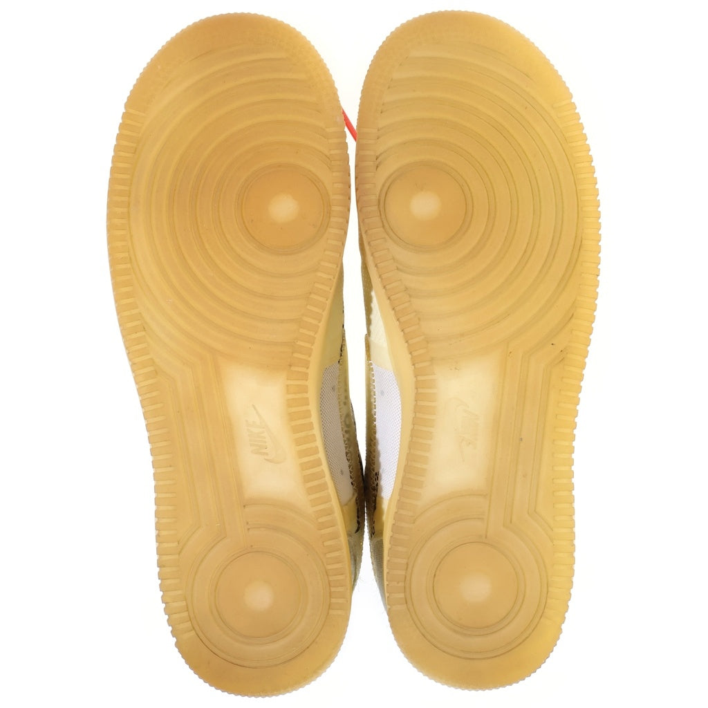 NIKE(ナイキ) ×OFF-WHITE AIR FORCE 1 LOW シーグラス ダイナミックターコイズ ローカットスニーカー ホワイト US10.5/28.5cm AO4606-100