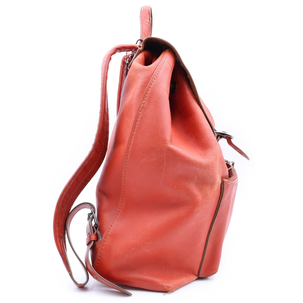COACH(コーチ) Archival Rucksack グローブレザー バックパック レッド BK-10115 レディース