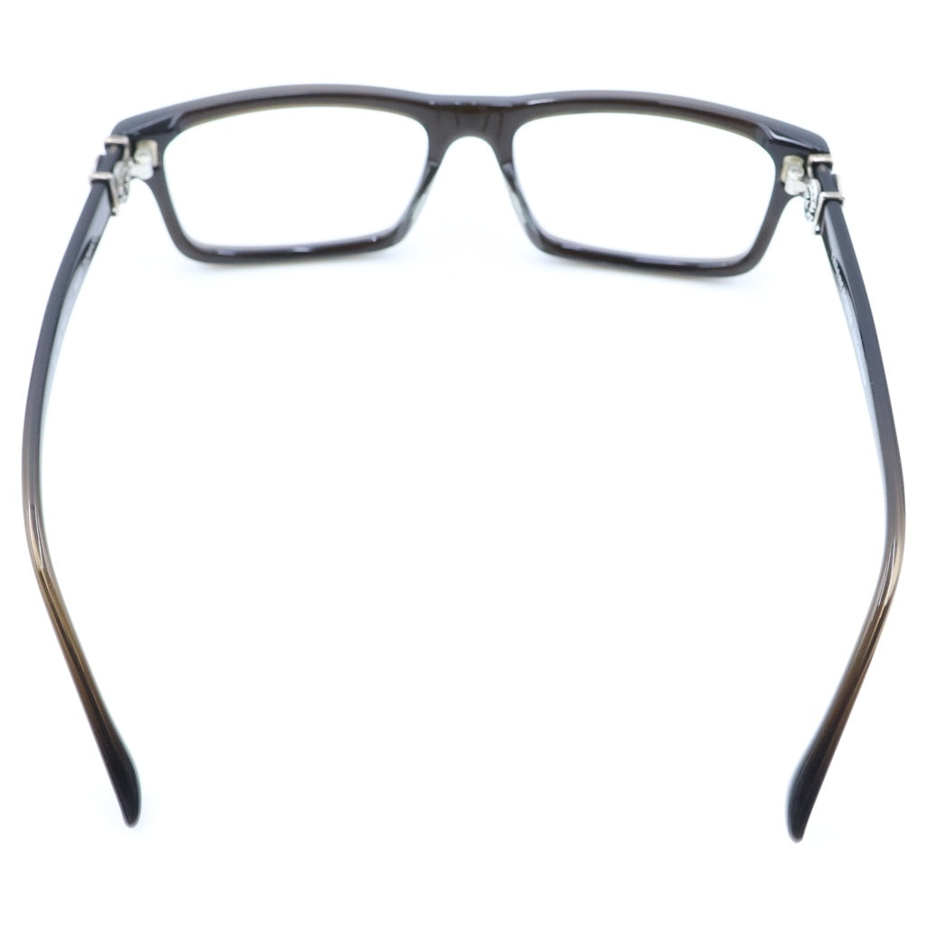CHROME HEARTS(クロムハーツ) BEEF TOMATO-A ホースシューテンプル スクエア アイウェア 眼鏡 ブラック