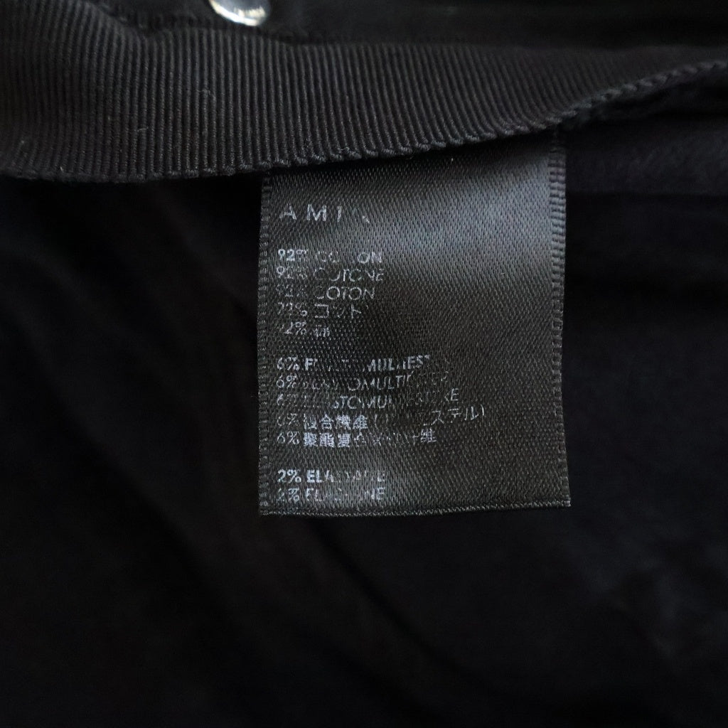 AMIRI(アミリ) MX1 ダメージ加工 ボタンフライ スキニー デニムパンツ ブラック