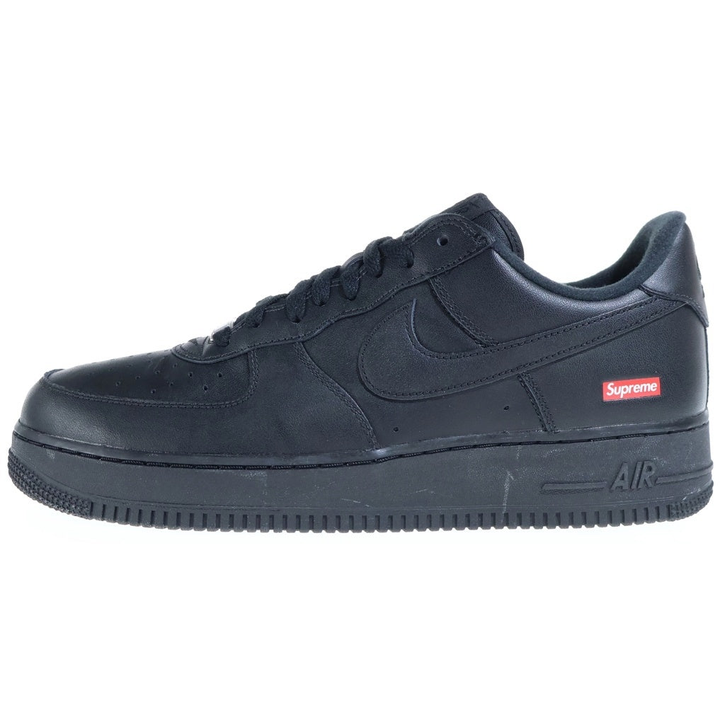 NIKE(ナイキ) ×SUPREME AIR FORCE LOW シュプリーム エアフォース 1 ローカットスニーカー ブラック US10.5/28.5cm CU9225-001