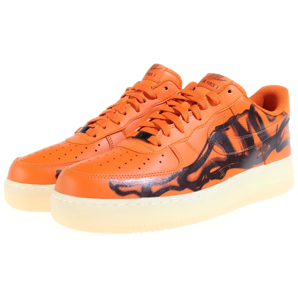 NIKE(ナイキ) AIR FORCE1 07 SKELTON QS エアフォース1 スケルトン ローカットスニーカー オレンジ US12/30cm CU8067-800