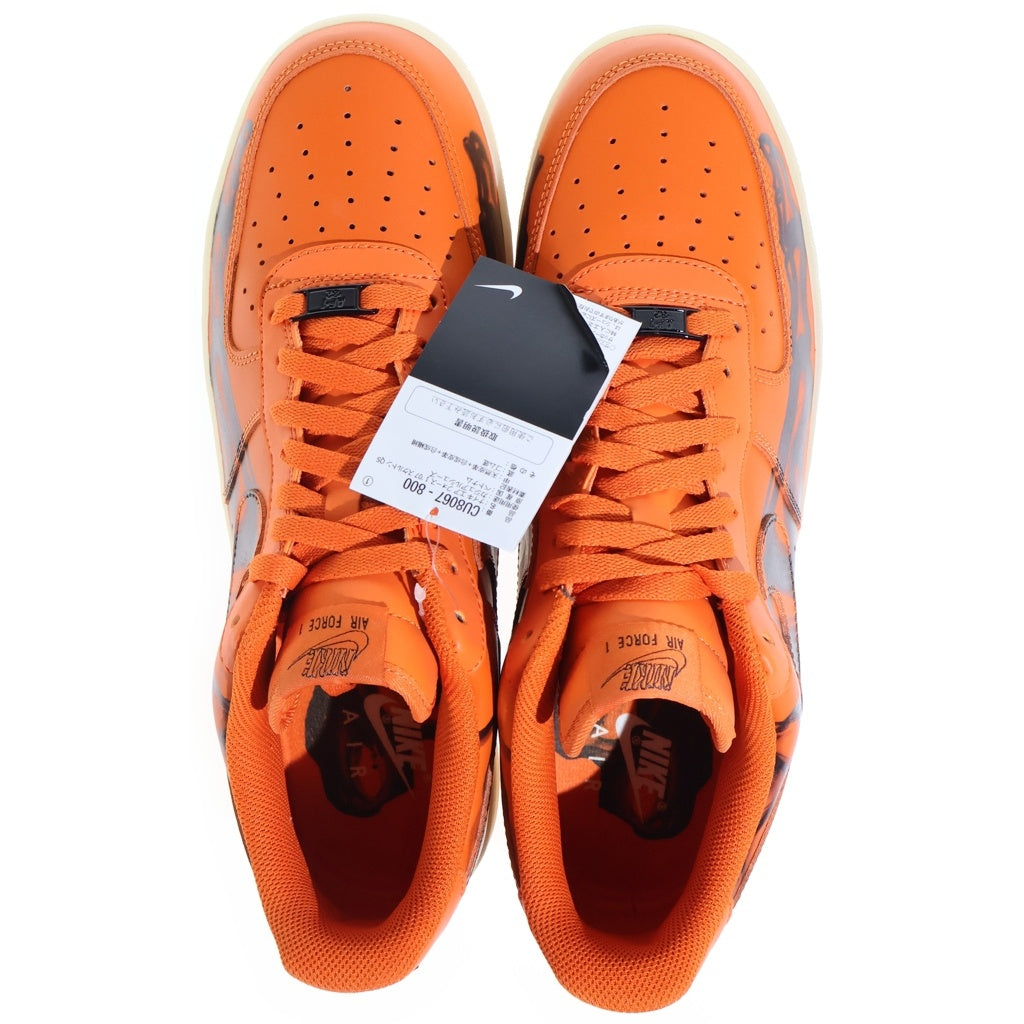 NIKE(ナイキ) AIR FORCE1 07 SKELTON QS エアフォース1 スケルトン ローカットスニーカー オレンジ US12/30cm CU8067-800