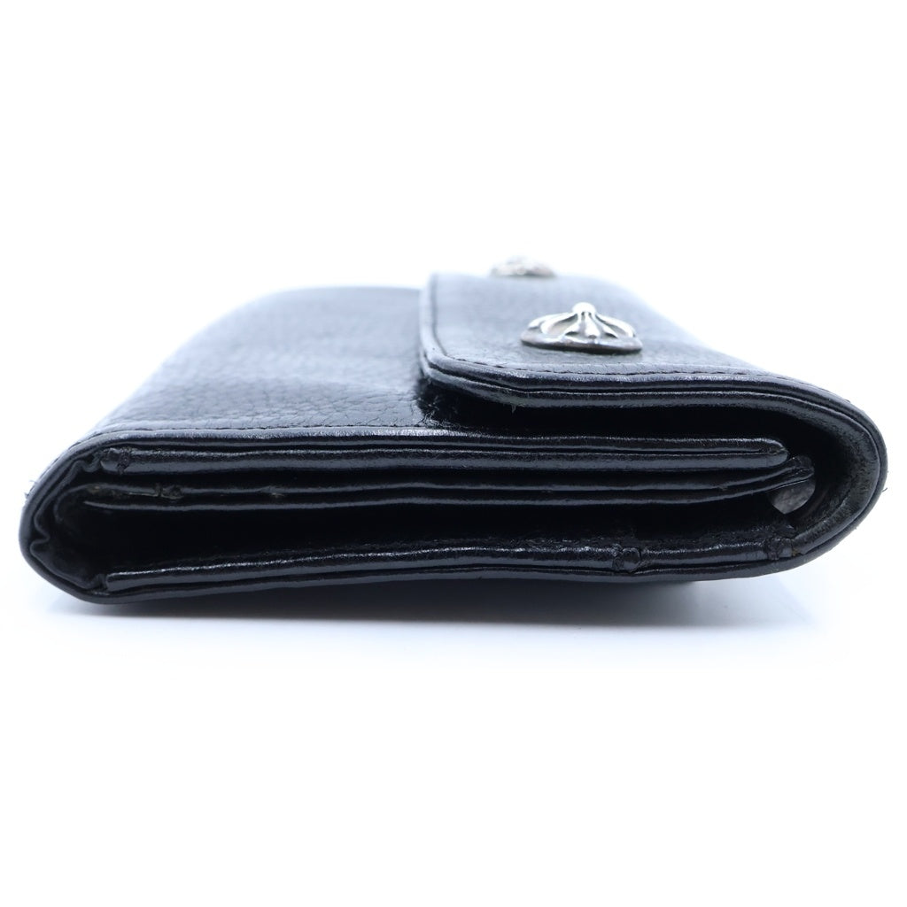 CHROME HEARTS(クロムハーツ) WAVE ウェーブ レザーウォレット 財布 ブラック
