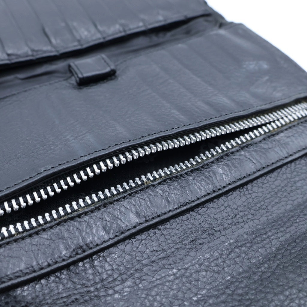 CHROME HEARTS(クロムハーツ) WAVE ウェーブ レザーウォレット 財布 ブラック