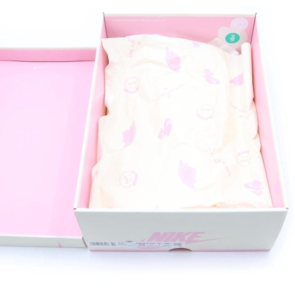 NIKE(ナイキ) ×トラヴィススコット AIR JORDAN 1 RETRO LOW OG SAIL TROPICAL PINK エアジョーダンローカットスニーカー US10/28.0cm IQ7604-101