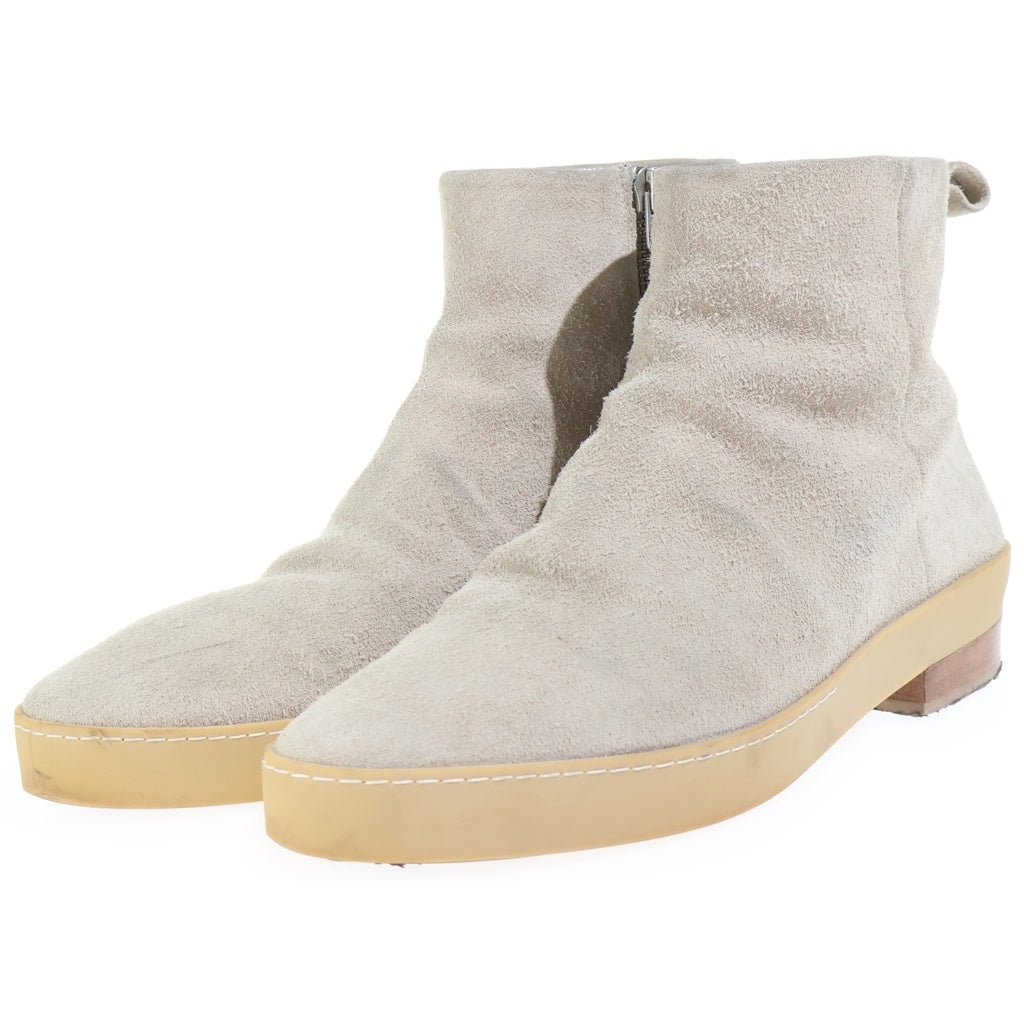 FEAR OF GOD(フィアオブゴッド) スウェードレザー サイドジップ ショート ブーツ ベージュ