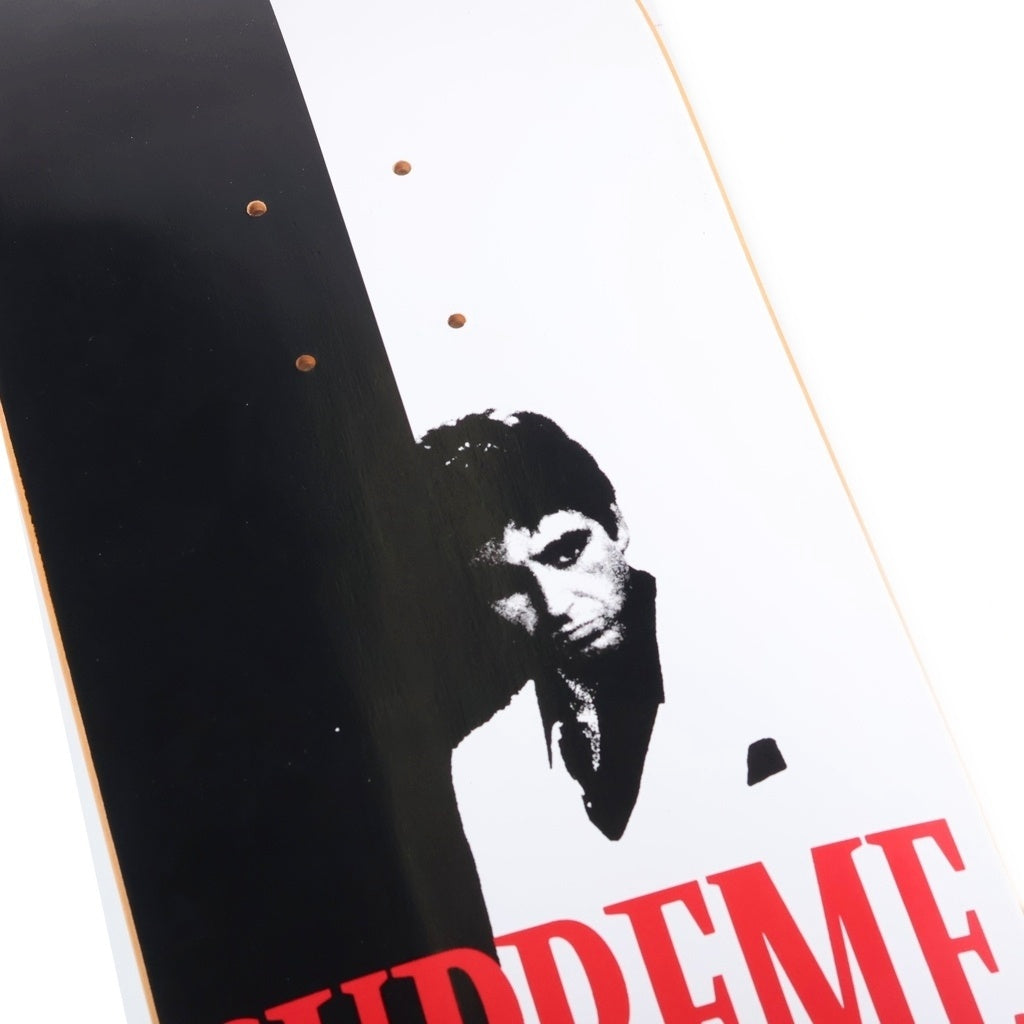 SUPREME(シュプリーム) 17AW ×Scarface Split Skateboard ×スカーフェイス スケートボードデッキ ホワイト/ブラック