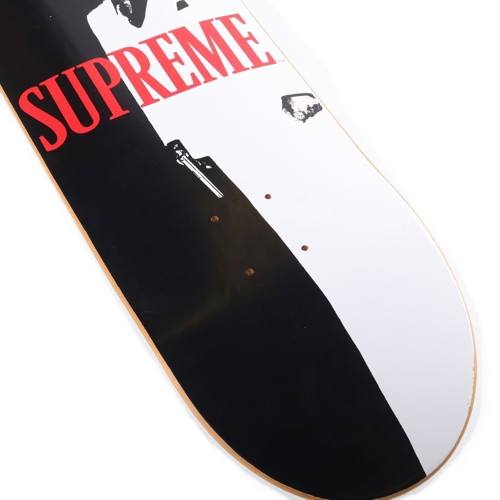 SUPREME(シュプリーム) 17AW ×Scarface Split Skateboard ×スカーフェイス スケートボードデッキ ホワイト/ブラック