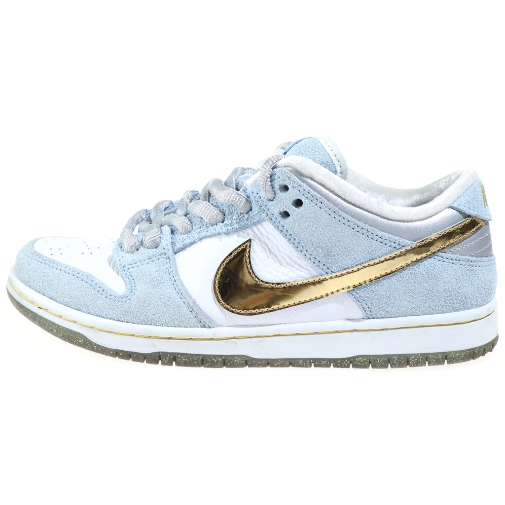 NIKE SB(ナイキエスビー) ×SEAN CLIVER DUNK LOW HOLIDAY SPECIAL DC9936-100 ショーンクライヴァー ダンク ホリデースペシャル ローカットスニーカー ブルー/ホワイト US8.5/26.5cm