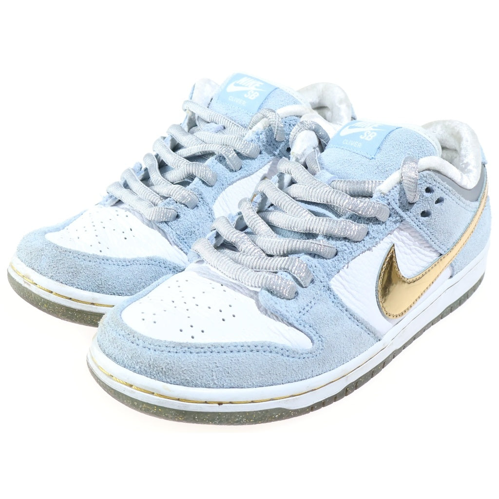 NIKE SB(ナイキエスビー) ×SEAN CLIVER DUNK LOW HOLIDAY SPECIAL DC9936-100 ショーンクライヴァー ダンク ホリデースペシャル ローカットスニーカー ブルー/ホワイト US8.5/26.5cm