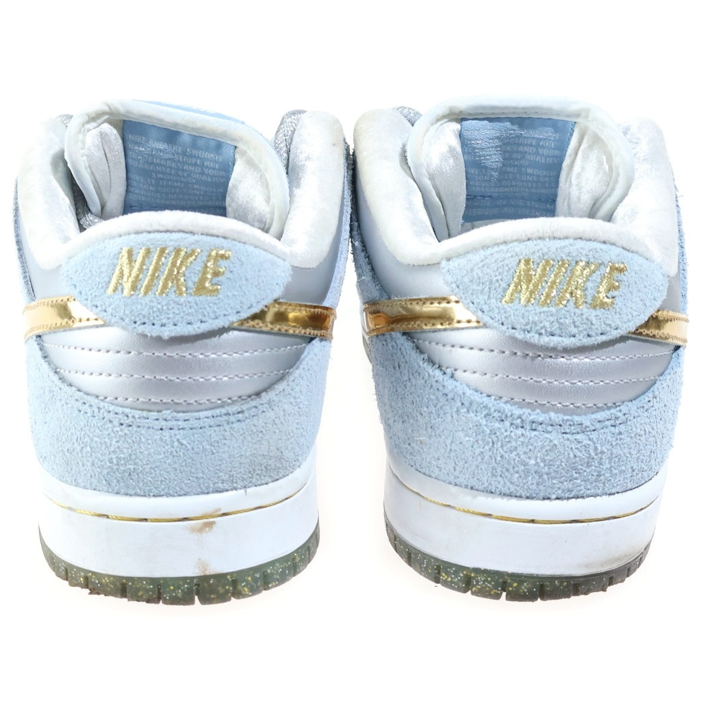 NIKE SB(ナイキエスビー) ×SEAN CLIVER DUNK LOW HOLIDAY SPECIAL DC9936-100 ショーンクライヴァー ダンク ホリデースペシャル ローカットスニーカー ブルー/ホワイト US8.5/26.5cm