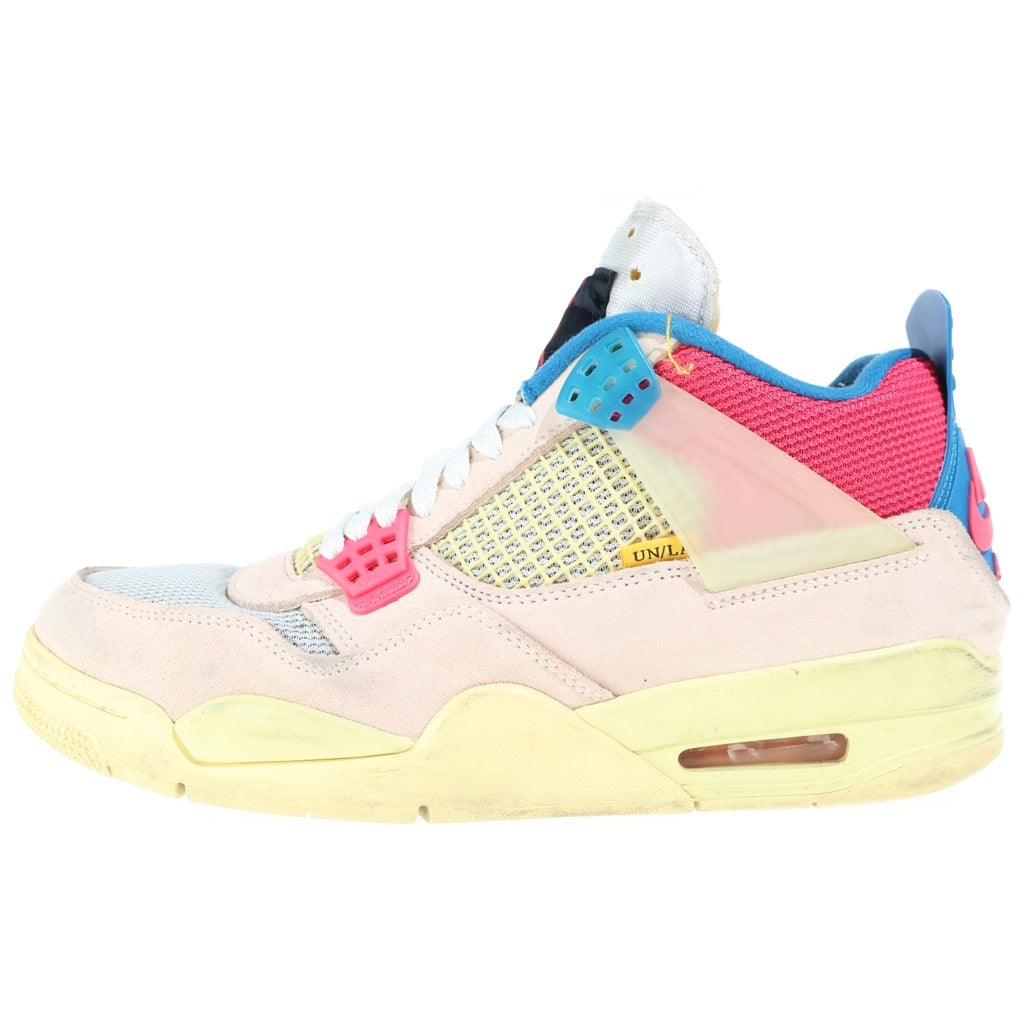 NIKE(ナイキ) ×UNION AIR JORDAN 4 GUAVA ICE DC9533-800 ユニオン エアジョーダン4 グァバアイス ハイカットスニーカー マルチ US9/27.0cm
