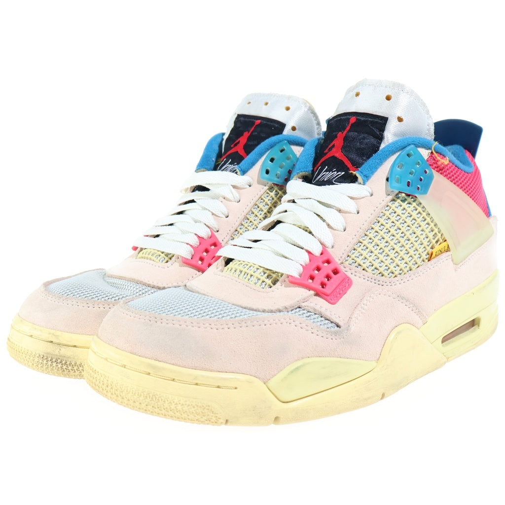 NIKE(ナイキ) ×UNION AIR JORDAN 4 GUAVA ICE DC9533-800 ユニオン エアジョーダン4 グァバアイス ハイカットスニーカー マルチ US9/27.0cm