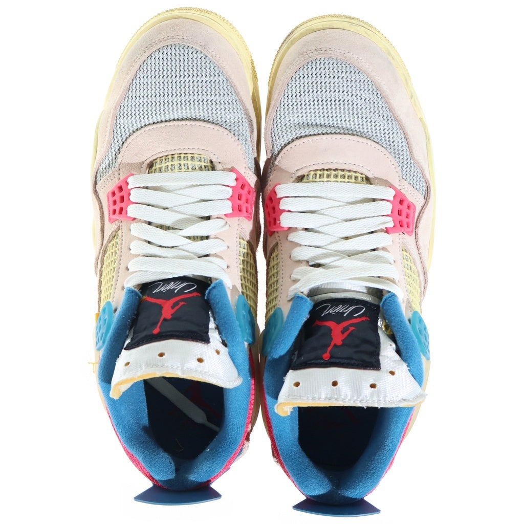 NIKE(ナイキ) ×UNION AIR JORDAN 4 GUAVA ICE DC9533-800 ユニオン エアジョーダン4 グァバアイス ハイカットスニーカー マルチ US9/27.0cm