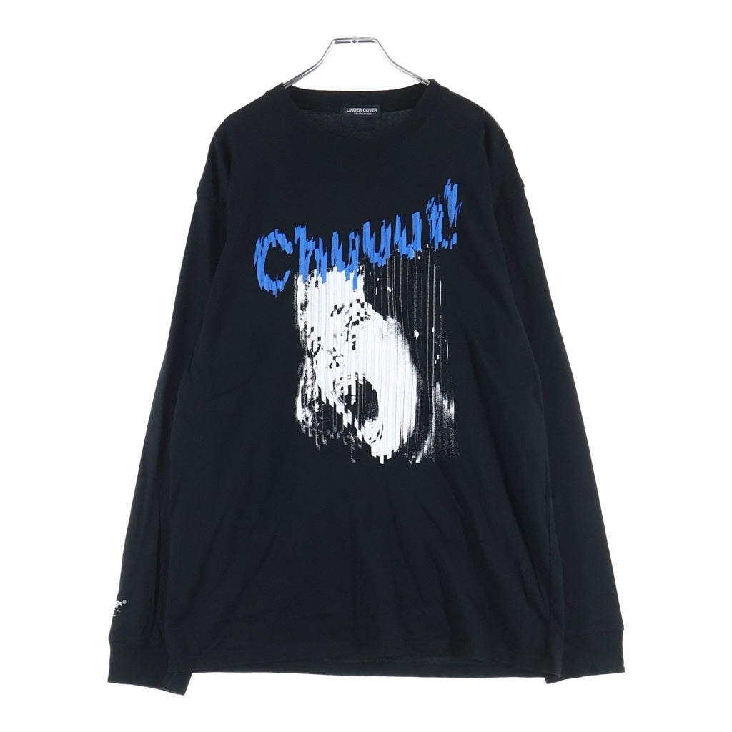 UNDERCOVER(アンダーカバー) 23AW×KOSUKE KAWAMURA 河村康輔 UC1C9804 グラフィック Tee 長袖Tシャツ ブラック