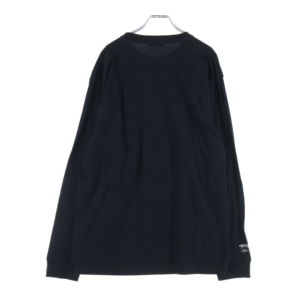 UNDERCOVER(アンダーカバー) 23AW×KOSUKE KAWAMURA 河村康輔 UC1C9804 グラフィック Tee 長袖Tシャツ ブラック