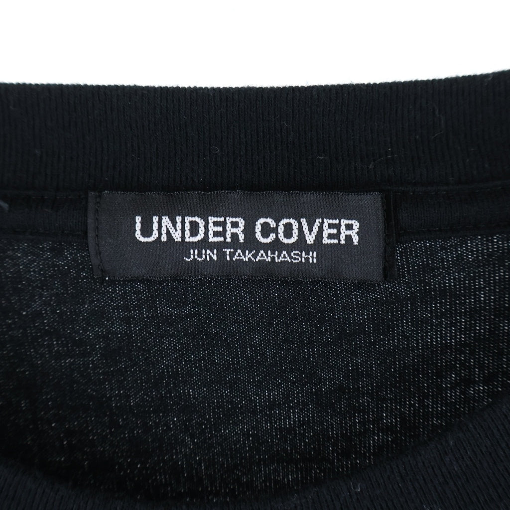 UNDERCOVER(アンダーカバー) 23AW×KOSUKE KAWAMURA 河村康輔 UC1C9804 グラフィック Tee 長袖Tシャツ ブラック