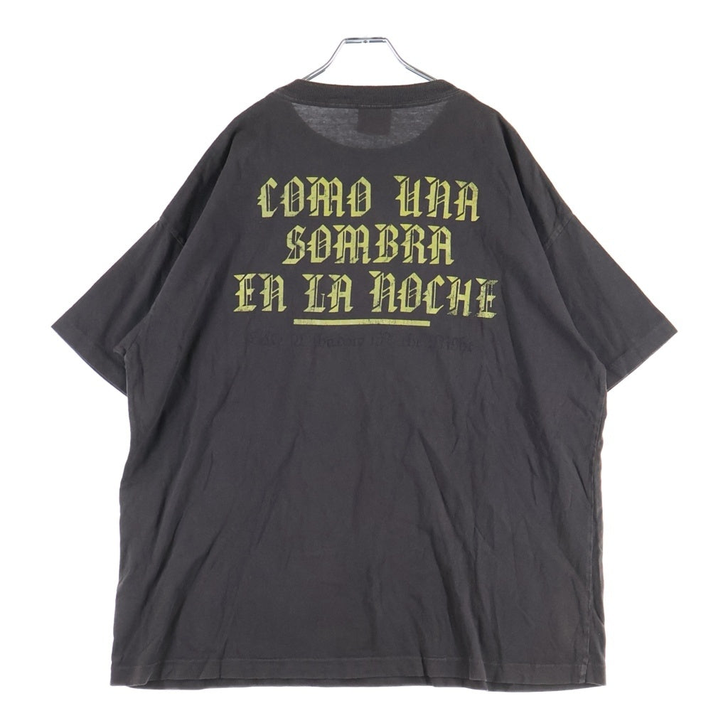 SAINT MICHAEL(セントマイケル) 20AW SHORT SLEEVE TEE プリントデザイン ヴィンテージ加工 半袖Tシャツ カットソー ブラック SM-A20-0000-002