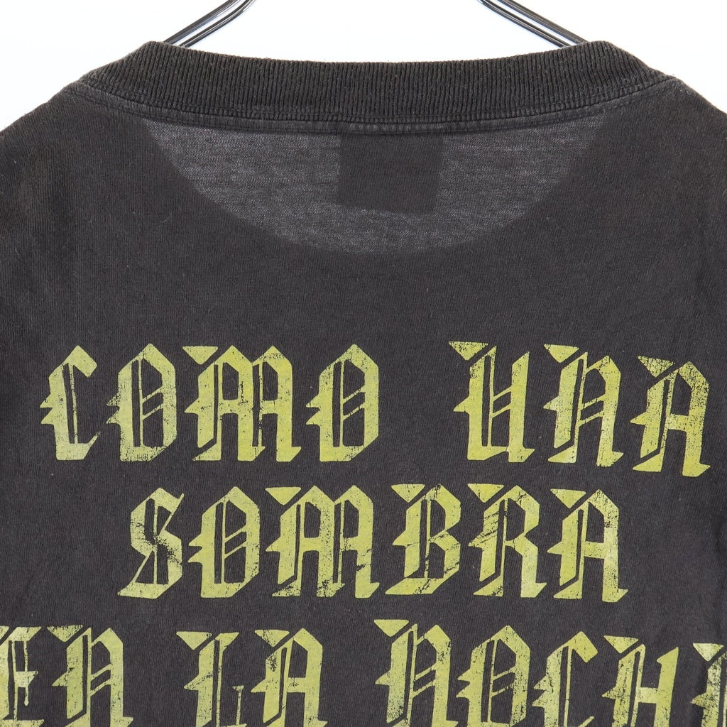 SAINT MICHAEL(セントマイケル) 20AW SHORT SLEEVE TEE プリントデザイン ヴィンテージ加工 半袖Tシャツ カットソー ブラック SM-A20-0000-002
