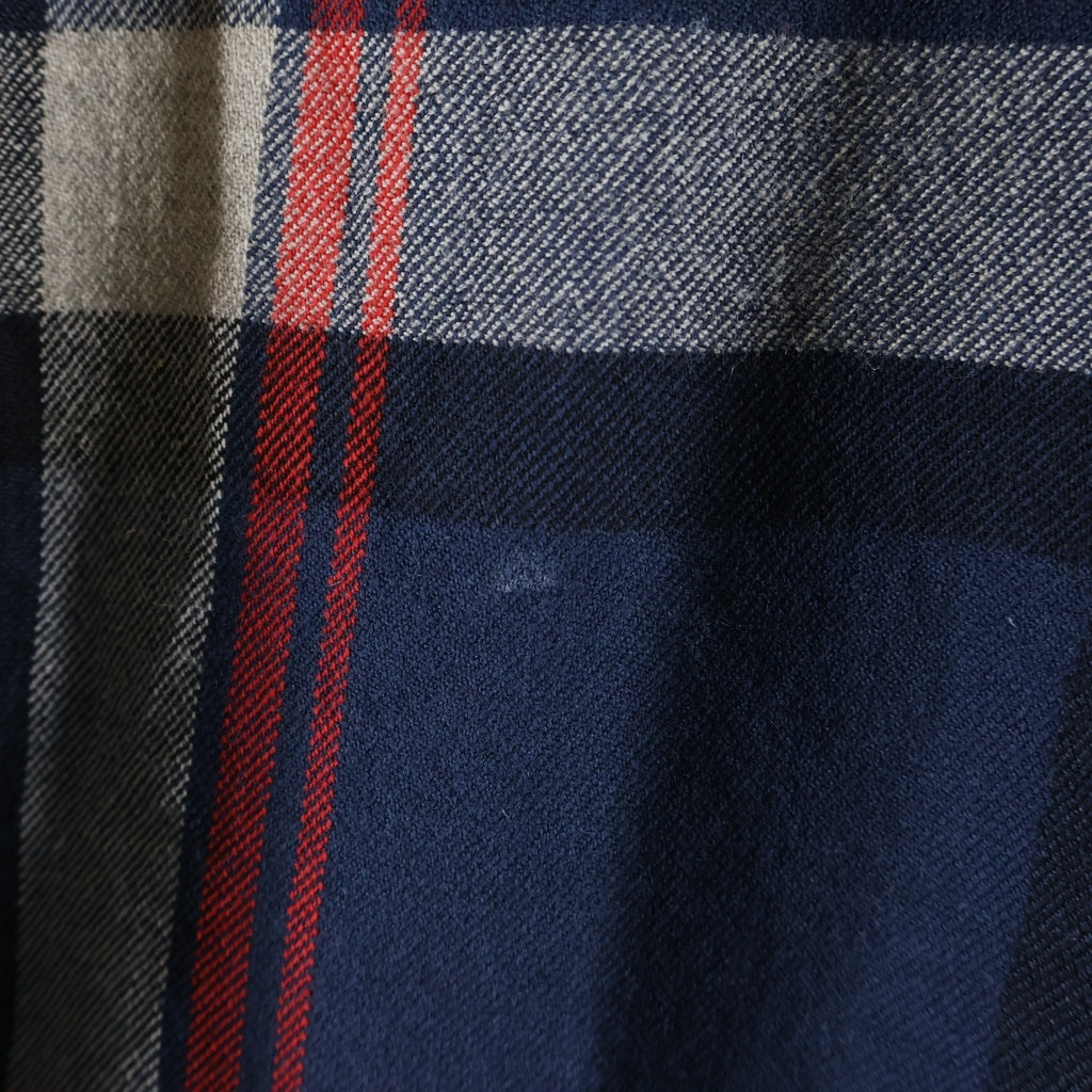 GUCCI(グッチ) WOOL SHIRT COAT ウールシャツコート 495091 Z595G ネイビー/レッド