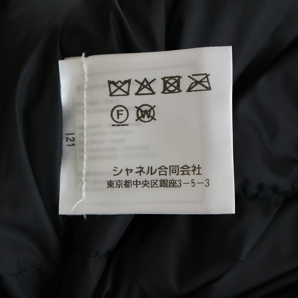 CHANEL(シャネル) ココマーク 総柄 ロングダウンジャケット ブラック P71632V30675 レディース