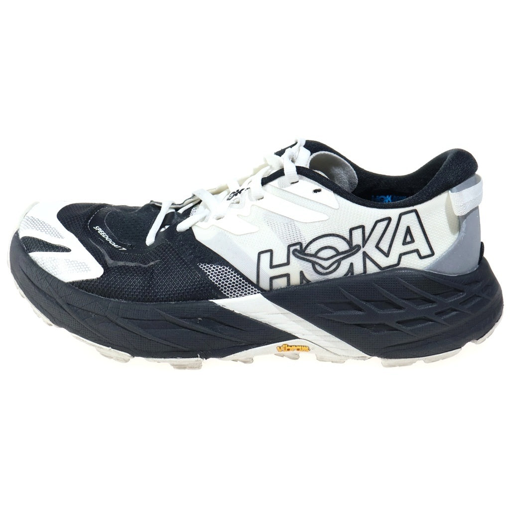 HOKA ONE ONE(ホカオネオネ) SPEEDGOAT 7 スピードゴート ローカットスニーカー US8.5/26.5cm ホワイト/ブラック 1171928-BWHT