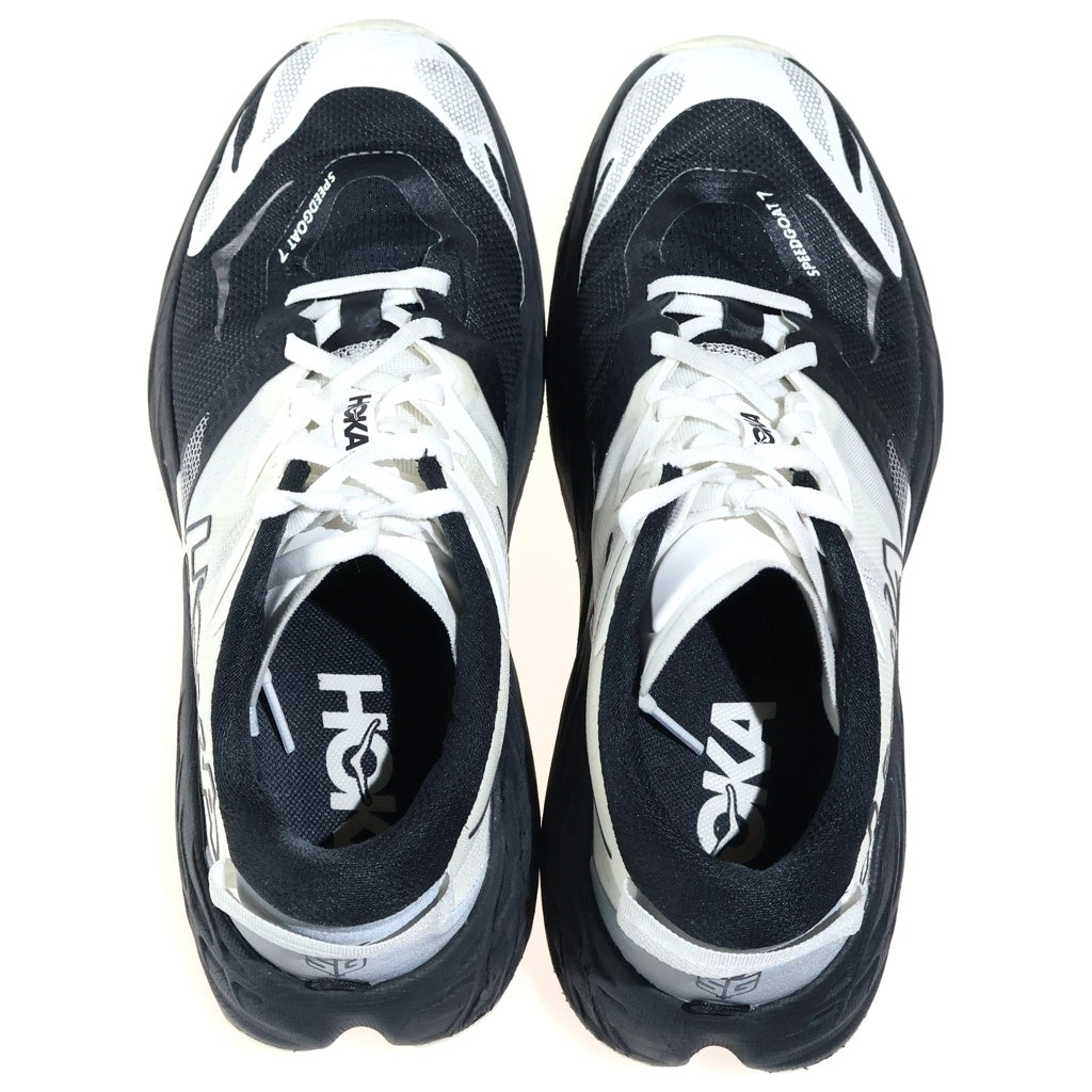 HOKA ONE ONE(ホカオネオネ) SPEEDGOAT 7 スピードゴート ローカットスニーカー US8.5/26.5cm ホワイト/ブラック 1171928-BWHT