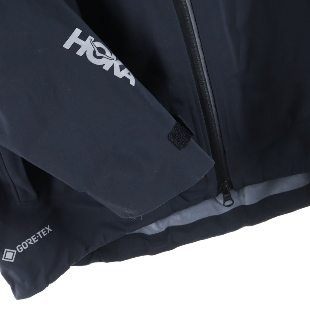 HOKA ONE ONE(ホカオネオネ) トランスポートジャケット ジップアップナイロンジャケット 1170250 ブラック