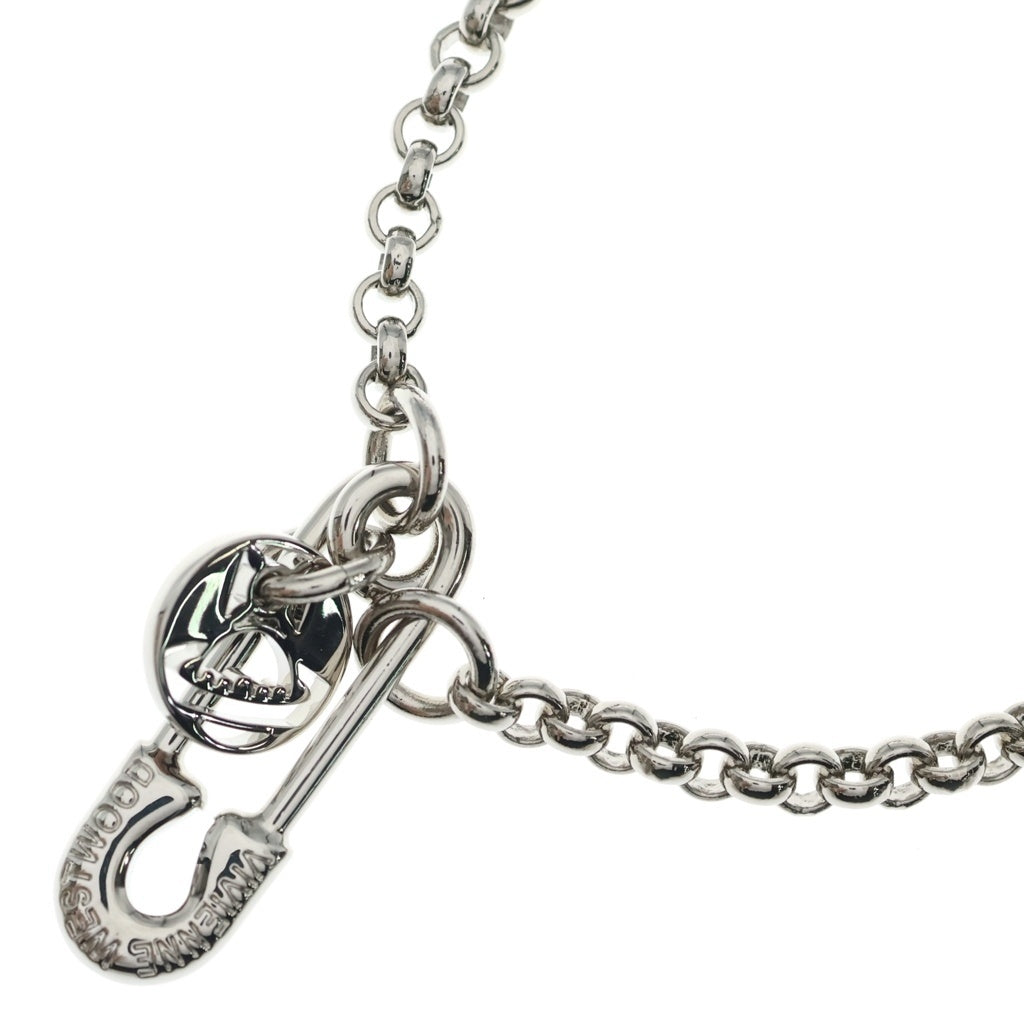 Vivienne Westwood(ヴィヴィアンウエストウッド) MAN IMOGENE オーブチャーム付きネックレス シルバー
