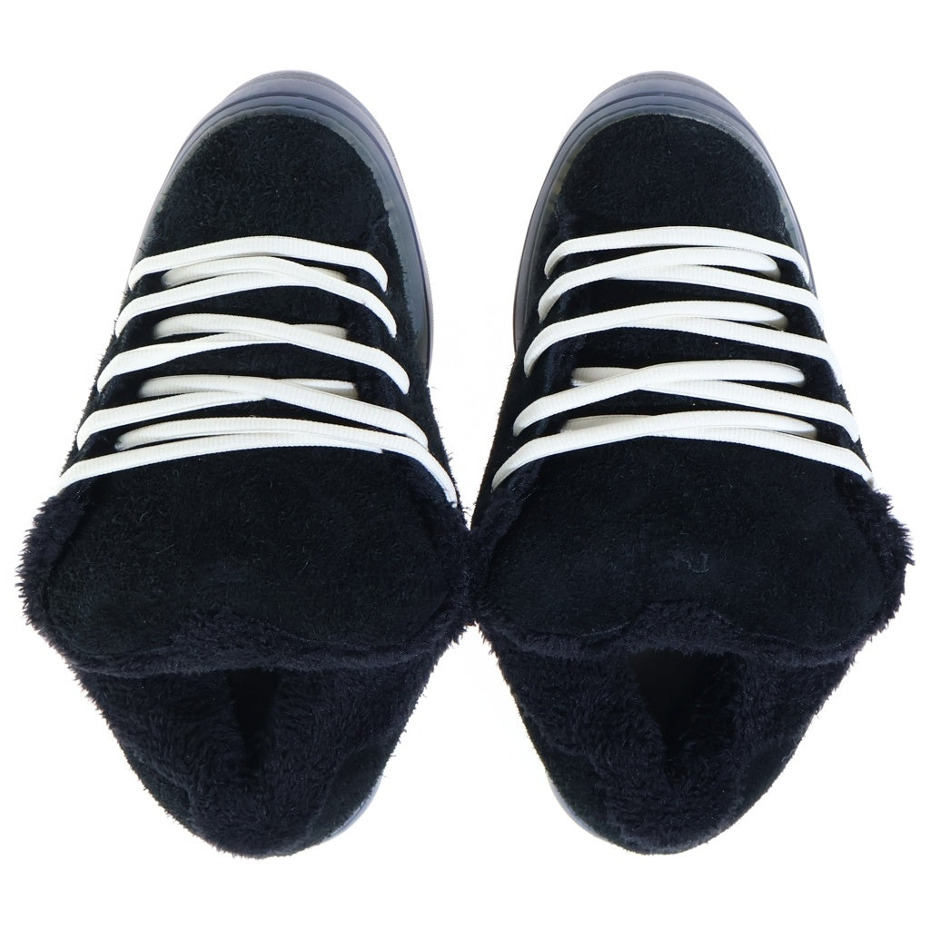 ERL(イーアールエル) SEDE VAMPS SKATE SNEAKER スエード ローカットスニーカー ブラック US10/28cm