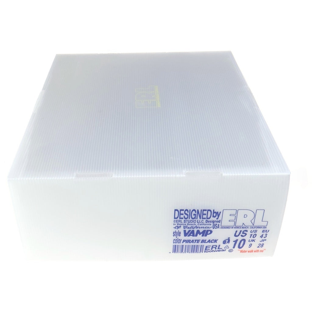 ERL(イーアールエル) SEDE VAMPS SKATE SNEAKER スエード ローカットスニーカー ブラック US10/28cm
