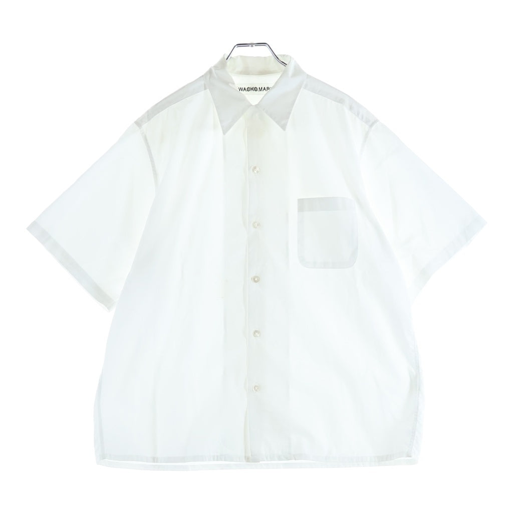 WACKO MARIA(ワコマリア) 25SS ×SOKTAS OPEN COLLAR SHIRT 半袖オープンカラーシャツ ホワイト 25SS-WMS-OC18