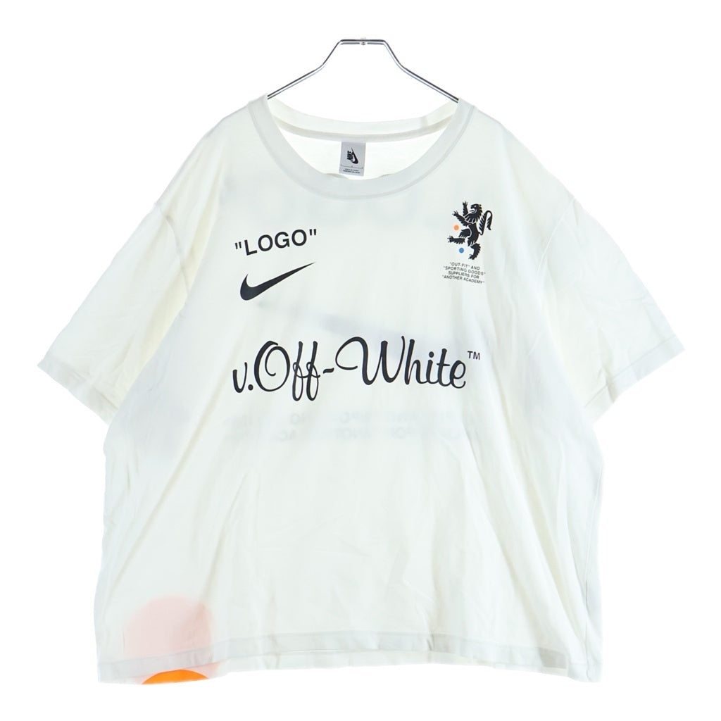 NIKE(ナイキ) ×OFF-WHITE Big Swoosh S/S Tee オフホワイト ビッグスウッシュ 半袖Tシャツ ホワイト AJ3374-100
