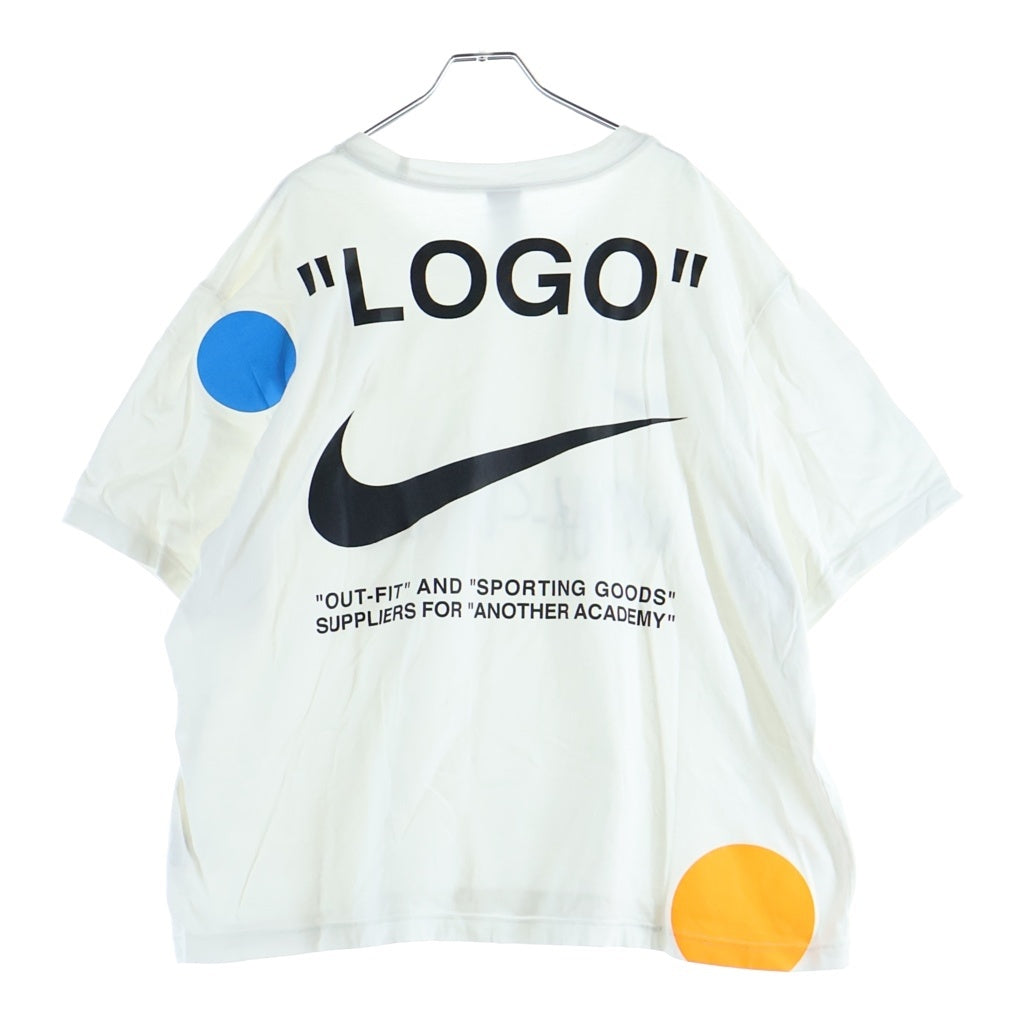 NIKE(ナイキ) ×OFF-WHITE Big Swoosh S/S Tee オフホワイト ビッグスウッシュ 半袖Tシャツ ホワイト AJ3374-100