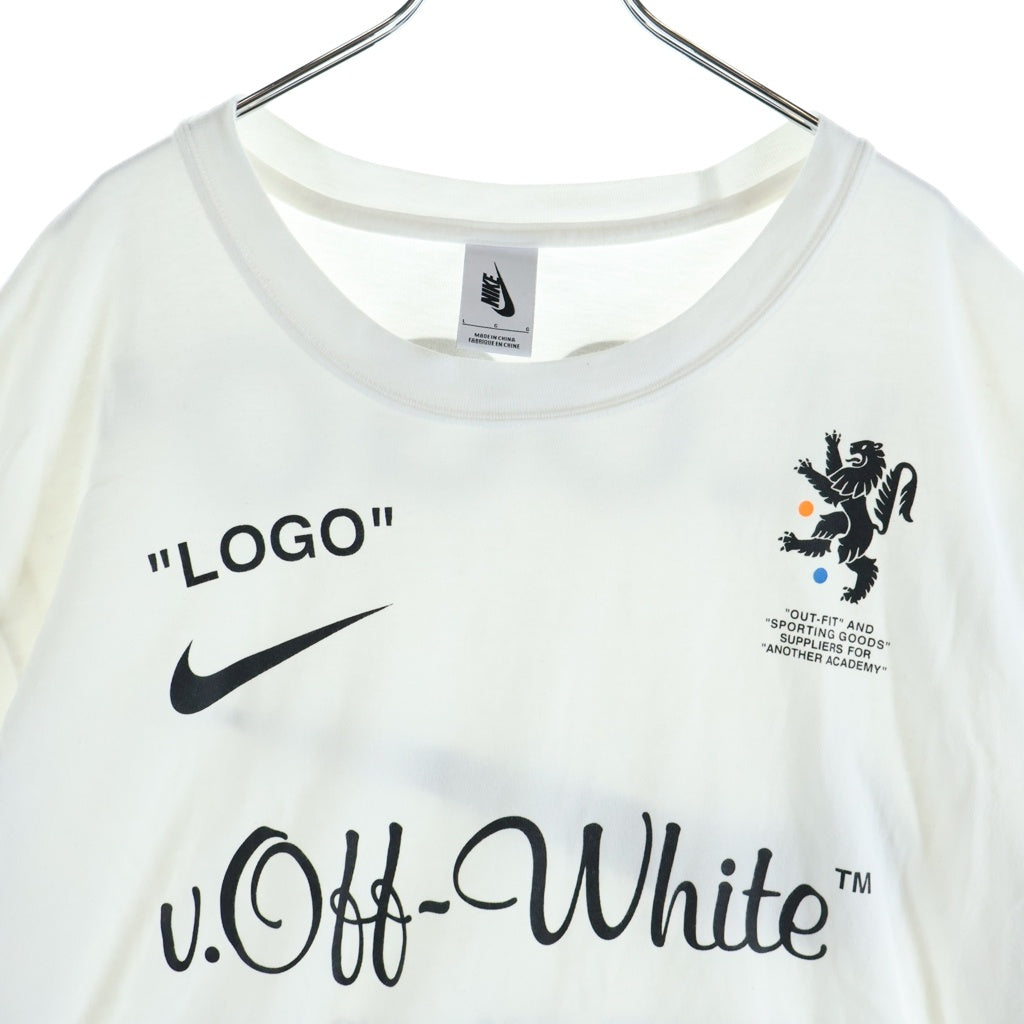NIKE(ナイキ) ×OFF-WHITE Big Swoosh S/S Tee オフホワイト ビッグスウッシュ 半袖Tシャツ ホワイト AJ3374-100