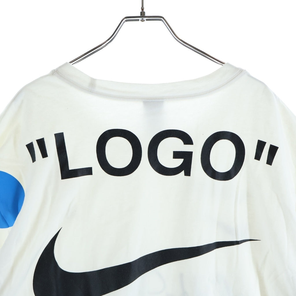 NIKE(ナイキ) ×OFF-WHITE Big Swoosh S/S Tee オフホワイト ビッグスウッシュ 半袖Tシャツ ホワイト AJ3374-100