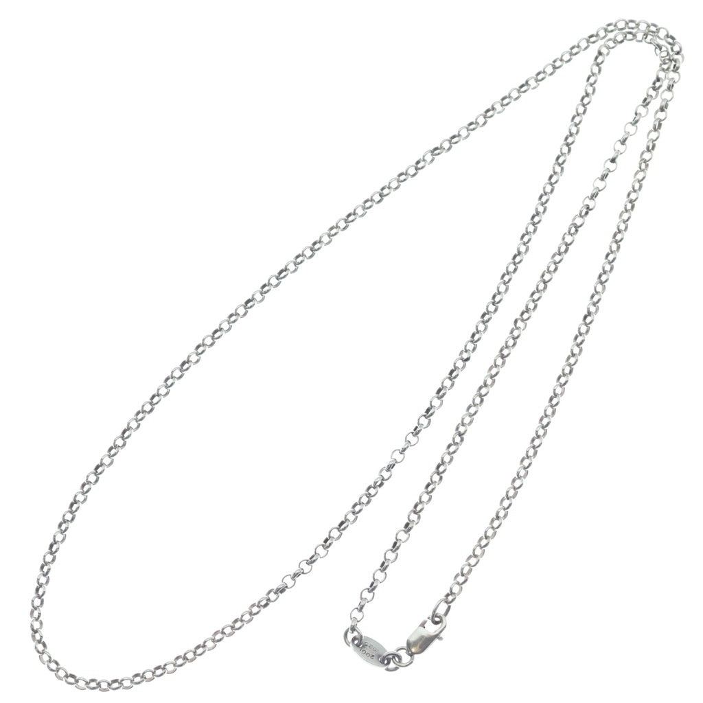CHROME HEARTS(クロムハーツ) NECKCHAIN R20 ロールチェーンネックレス 20inch シルバー BCA084 レディース