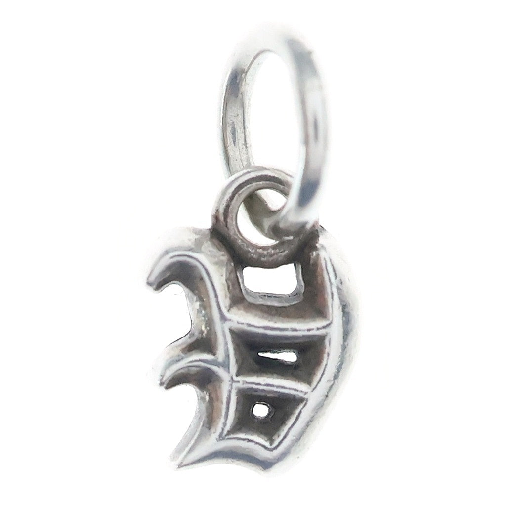 CHROME HEARTS(クロムハーツ) STACK ALPHABET V Vイニシャル アルファベットスタックチャーム ペンダントトップ シルバー レディース