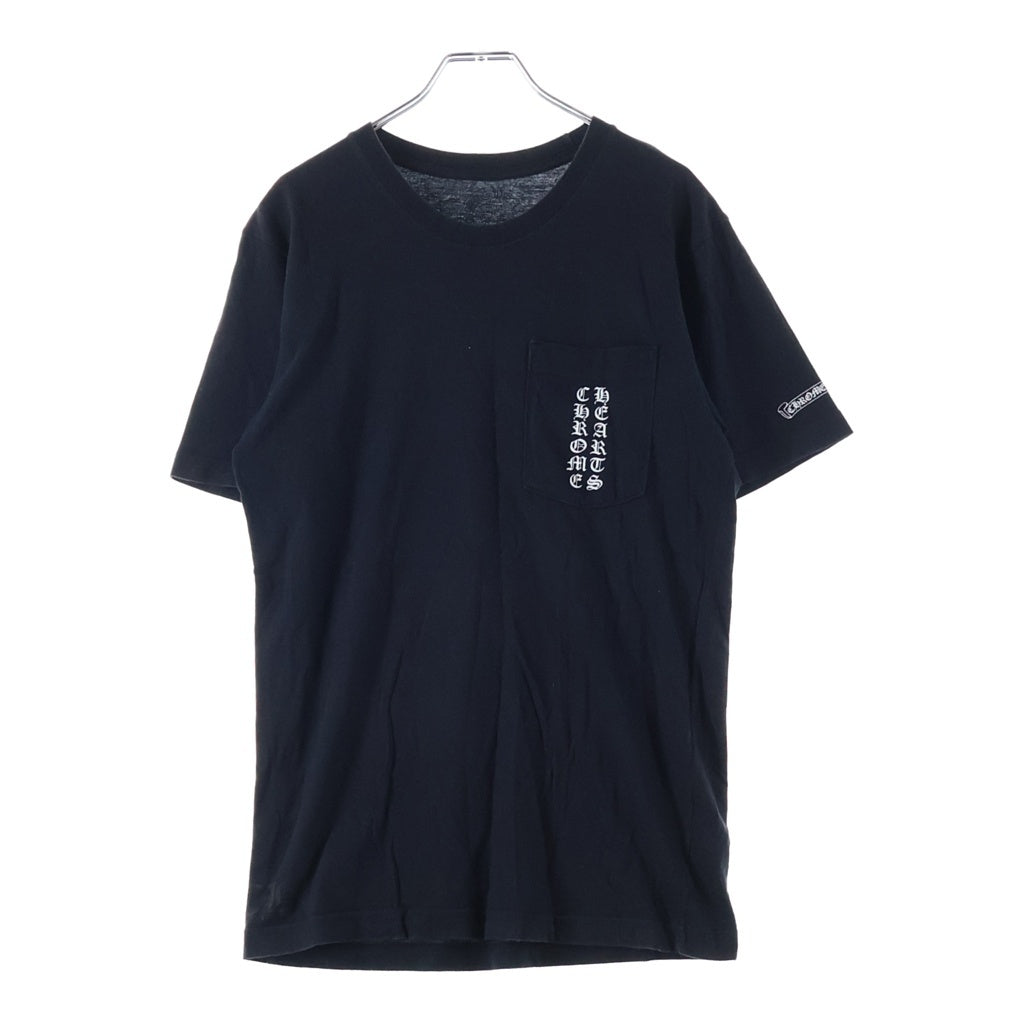 CHROME HEARTS(クロムハーツ) OSAKA BACK SCROLL LABEL LOGO S/S TEE 大阪限定 バック スクロールラベル 半袖Tシャツ ブラック/ホワイト