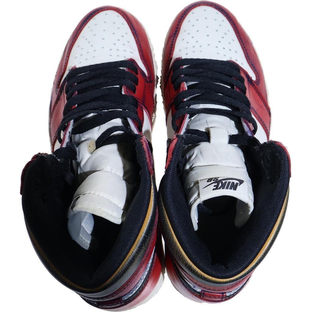 NIKE(ナイキ) AIR JORDAN 1 HIGH OG DEFIANT LA TO CHICAGO CD6578-507 エアジョーダン1 エルエートゥーシカゴ ハイカットスニーカー ホワイト/レッド US9/27.0cm