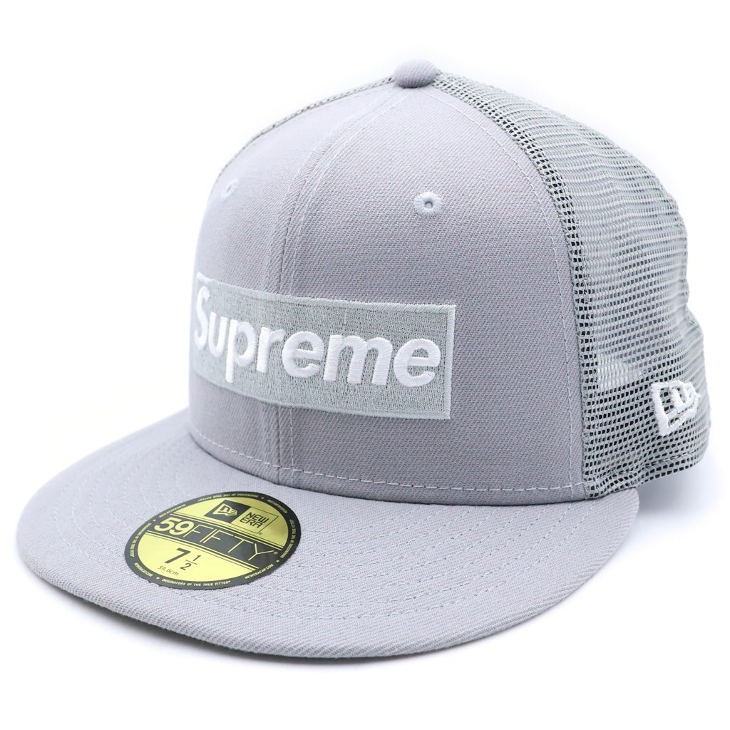 SUPREME(シュプリーム) 24SS×NEW ERA Box Logo Mesh Back メッシュキャップ グレー 7 1/2
