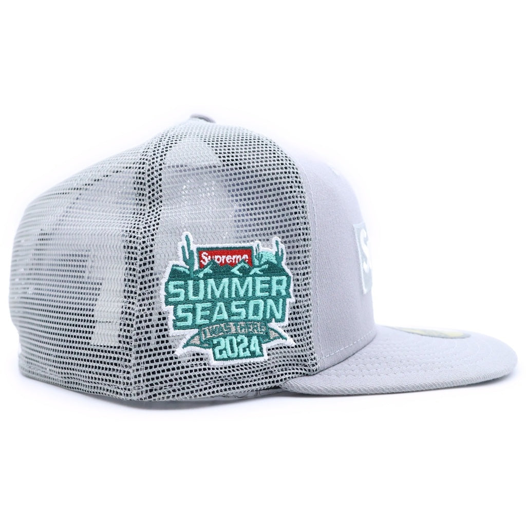 SUPREME(シュプリーム) 24SS×NEW ERA Box Logo Mesh Back メッシュキャップ グレー 7 1/2