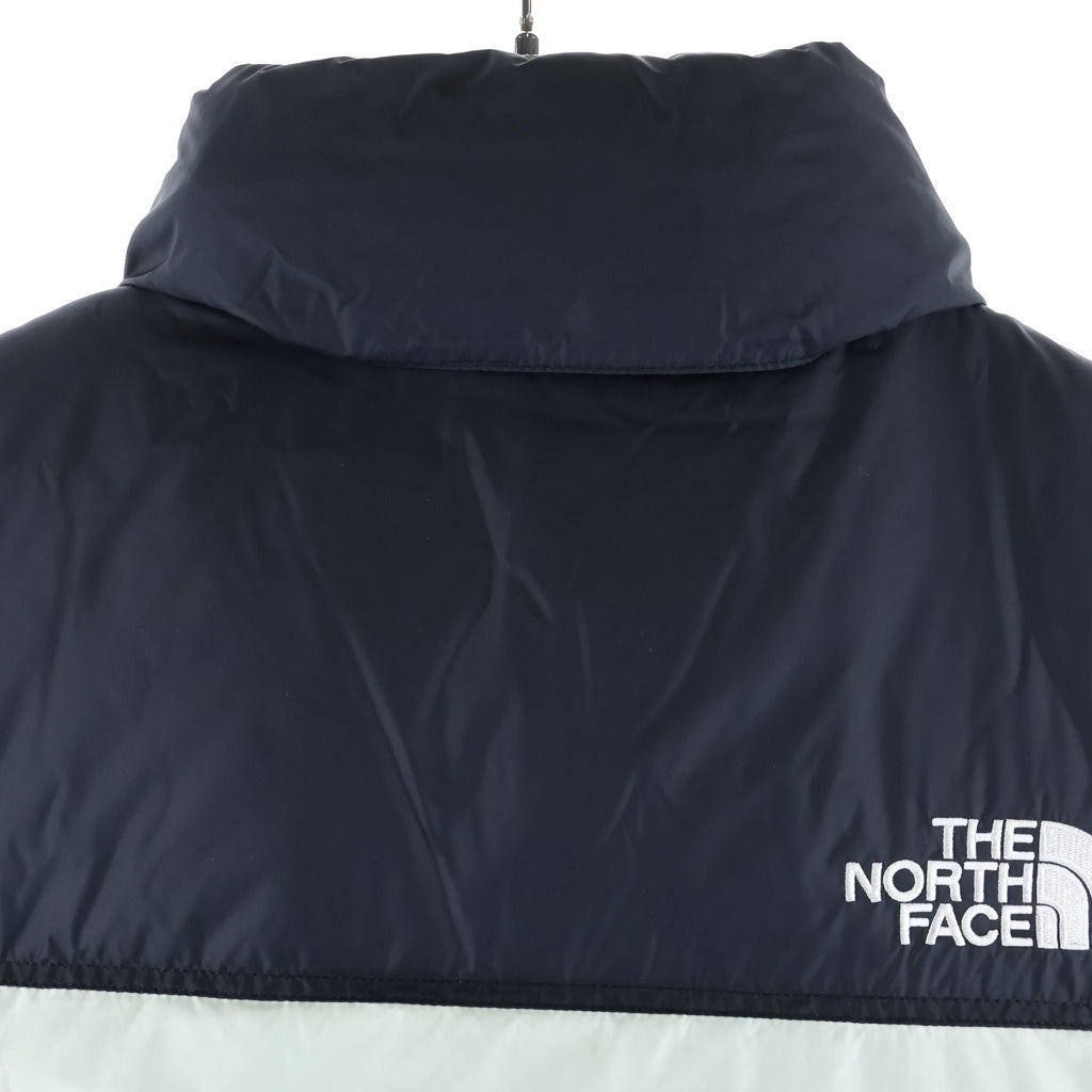 THE NORTH FACE(ザノースフェイス) 1996 RETRO NUPTSE DOWN VEST レトロ ヌプシ ジップアップ ダウンベスト フロントロゴ刺繍 ホワイト NF0A3JQQ